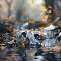 Zen Binaural Meditation with Birds Nature and Creek