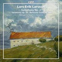 LARSSON, L.-E.: Orchestral Works, Vol. 2 - Symphony No. 2 / Orchestral Variations / Råå-rokoko (Helsingborg Symphony, Manze)