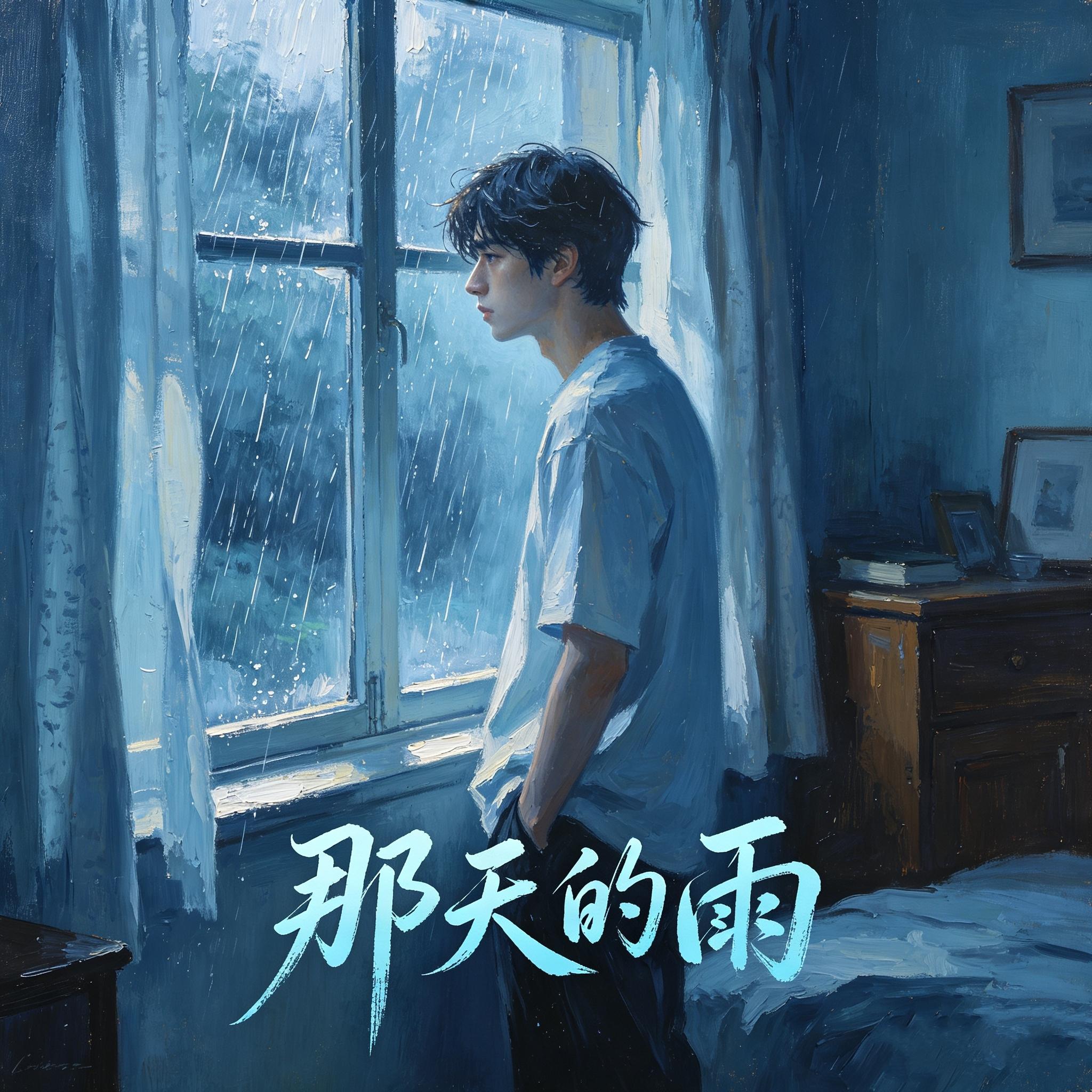那天的雨停了封面