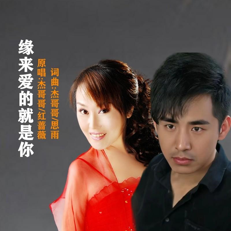缘来爱的就是你 (对唱版伴奏) - 杰哥哥、红蔷薇封面