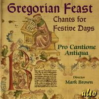 GREGORIAN FEAST - Chants for Festive Days (Pro Cantione Antiqua, Brown)