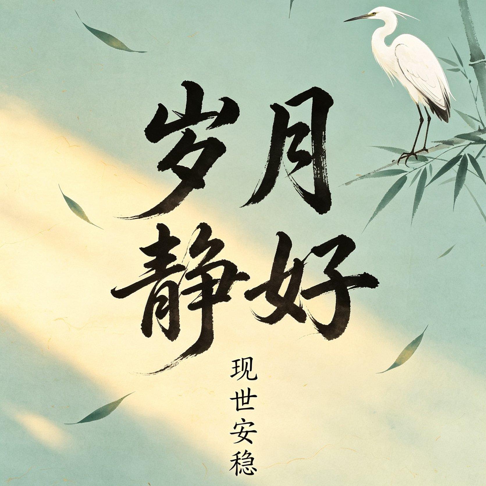《岁月静好》撕裂版 - 莹火咏叹青草地封面
