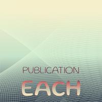 Publication Each