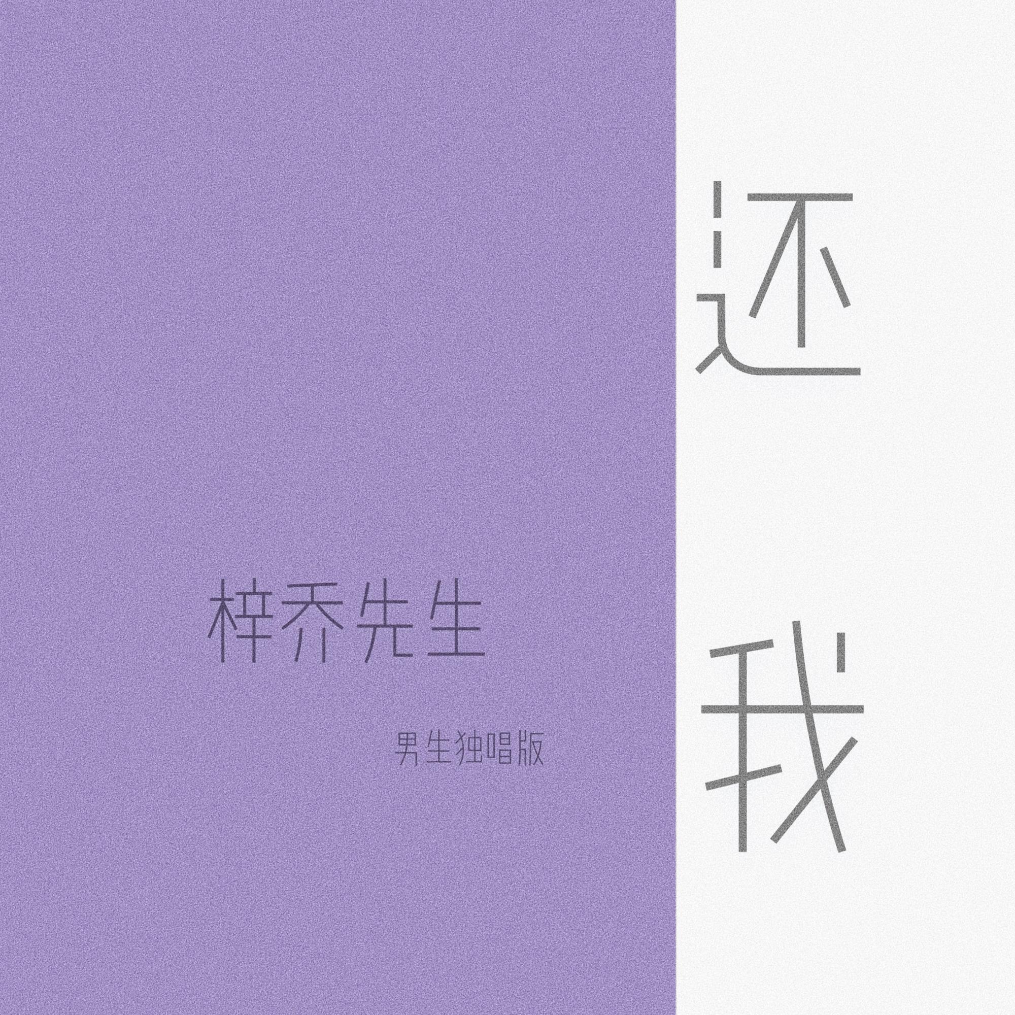 还我 (男声独唱版)封面