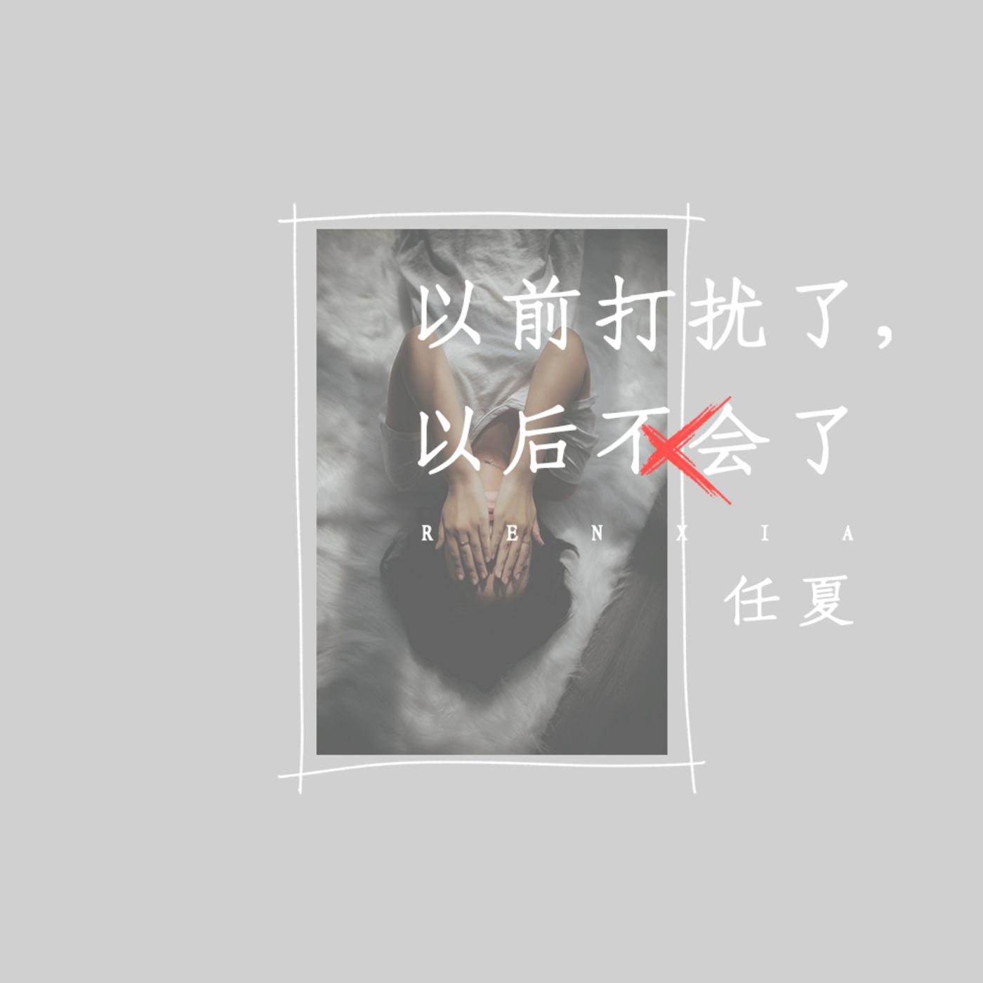以前打扰了，以后不会了 海报