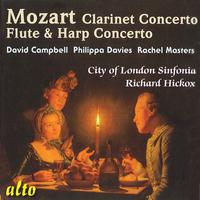 MOZART, W.A.: Clarinet Concerto / Concerto for Flute and Harp (Campbell, Davies, Masters, City of London Sinfonia, Hickox)