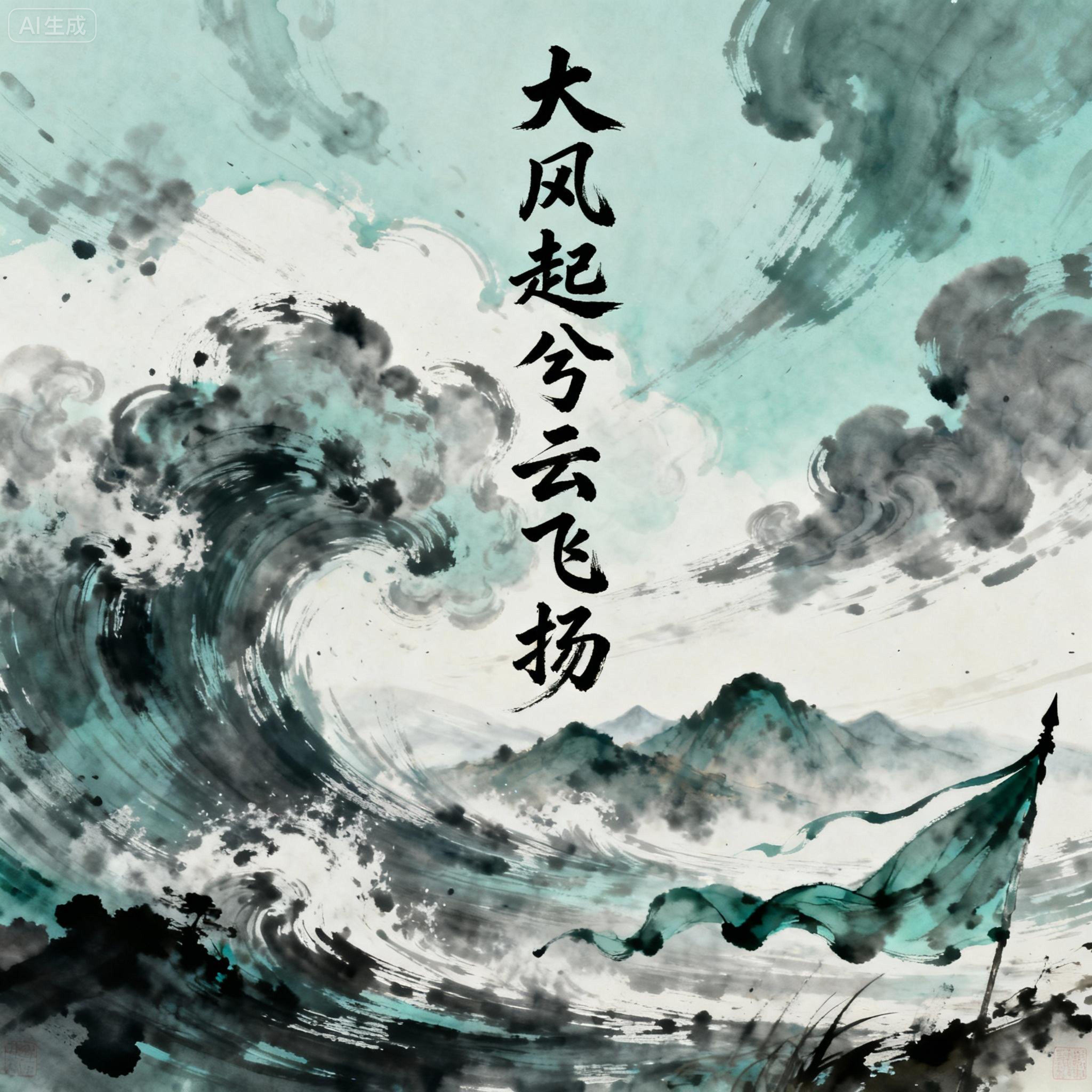 大风起兮云飞扬封面