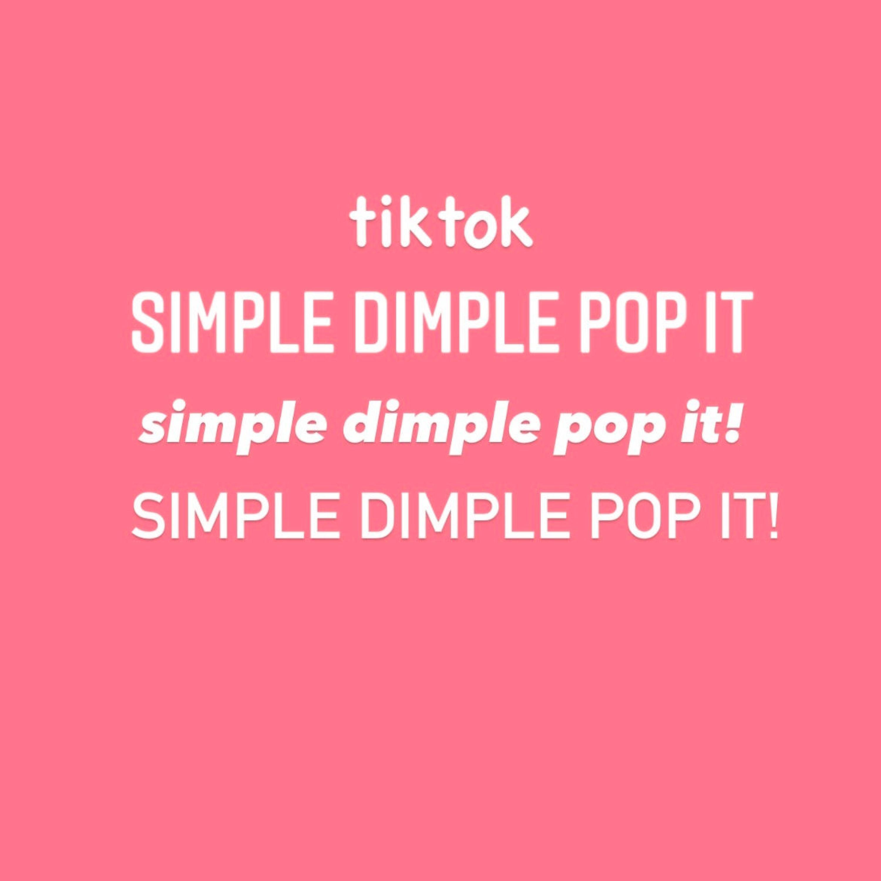 Simple Dimple Pop it (simpo simpo tiktok) Urban Spain 单曲 网易云音乐