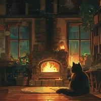 Un Hogar Binaural: Melodías De Relajación Del Fuego