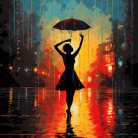 Rainy Art Song: Rain Reflections Symphony