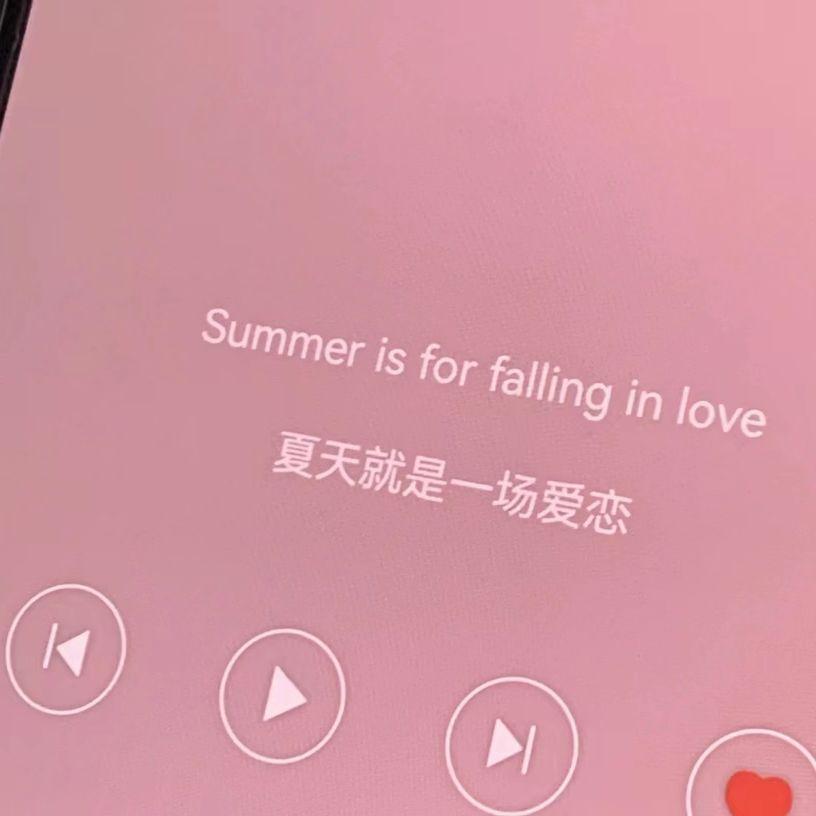 夏日·黄昏·你封面