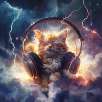 Purr Melodies: Cats Thunder Sounds