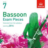 Selected Bassoon Exam Pieces from 2014, ABRSM Grade 7