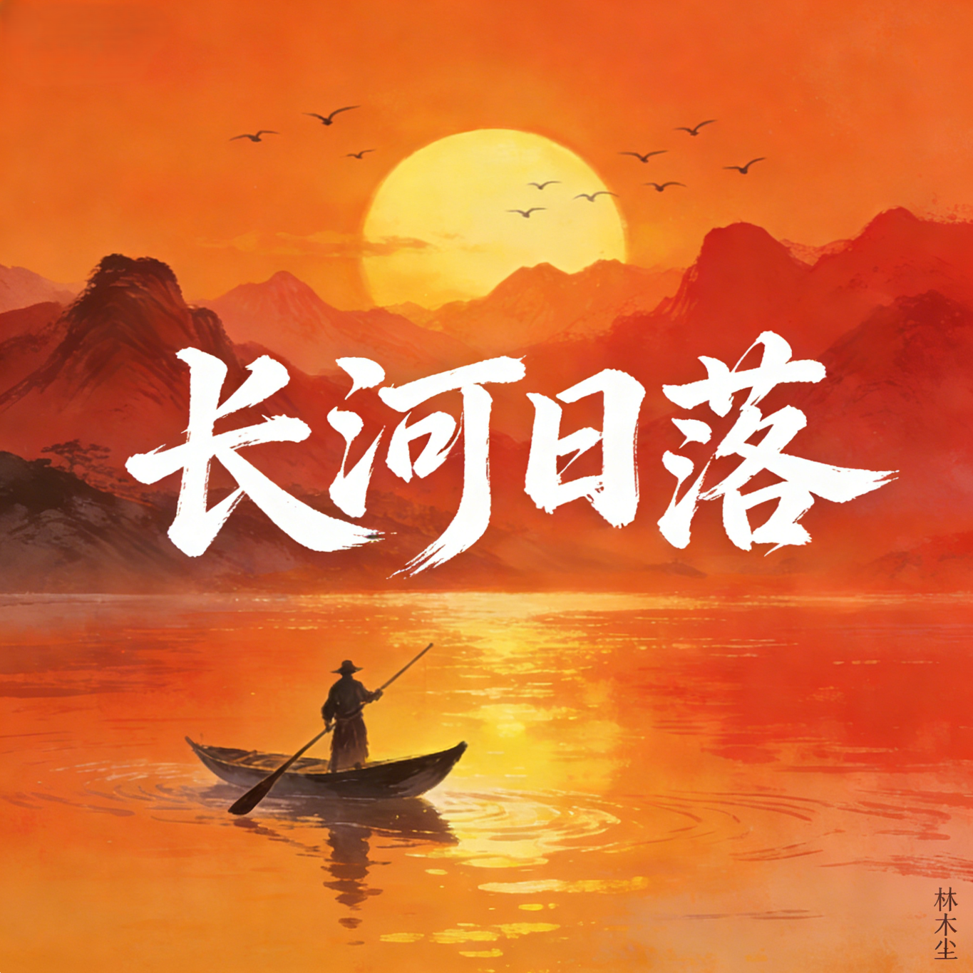 长河日落(伴奏)封面