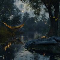 Waterfall's Sleep Symphony: Soothing Night Music