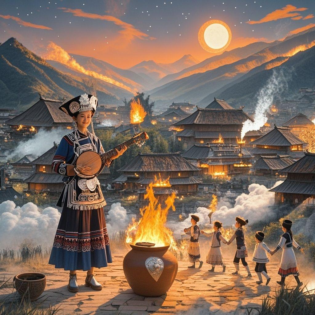 火把照亮的山寨封面