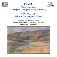 RAVEL: Piano Concertos / FALLA: Nights in Gardens of Spain