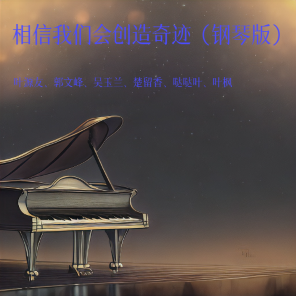 相信我们会创造奇迹（钢琴版）