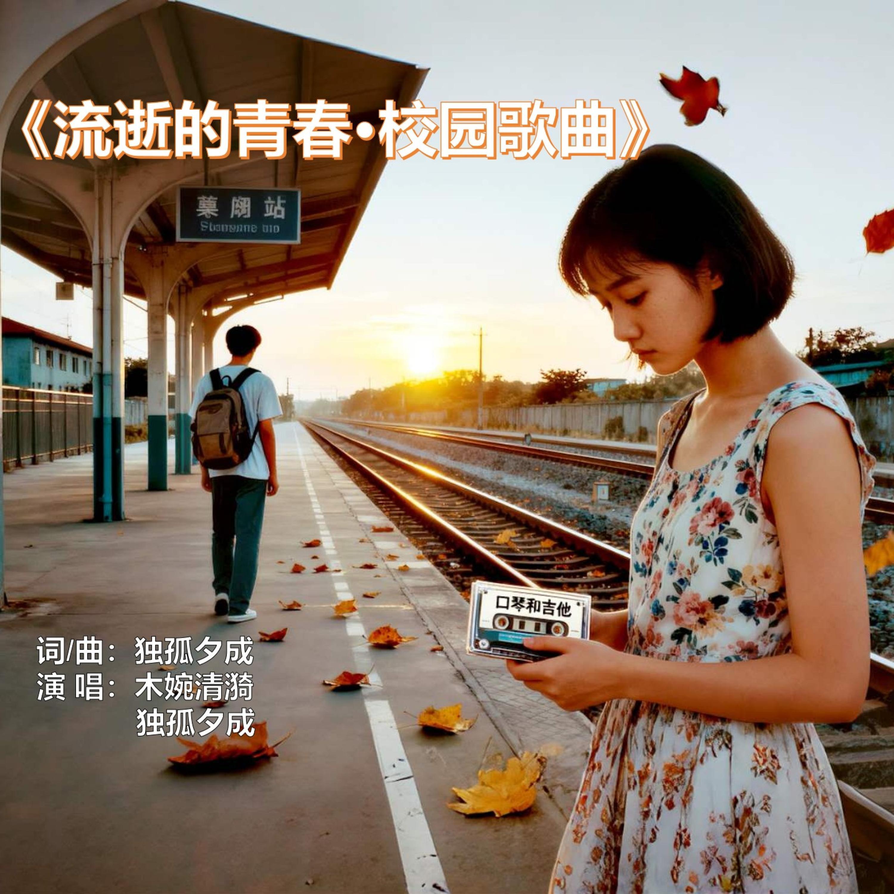 当口琴与吉他在海边相遇时 (feat. 独孤夕成) - 木婉清漪、独孤夕成封面