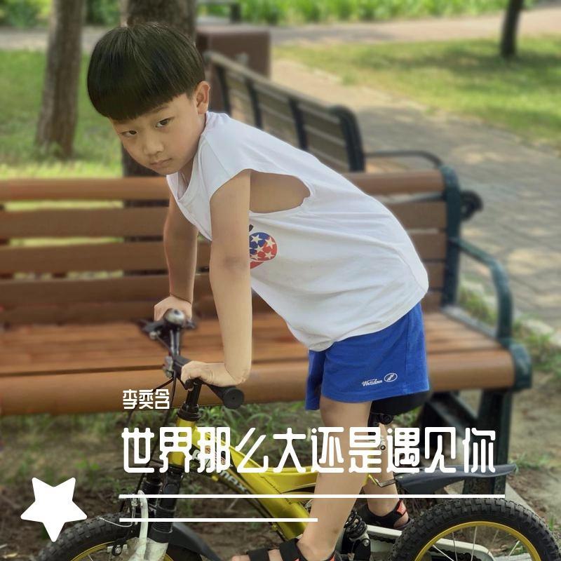 世界那么大还是遇见你（童声版） - 李奕含封面