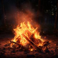 Study by the Hearth: Fire's Calming Influence