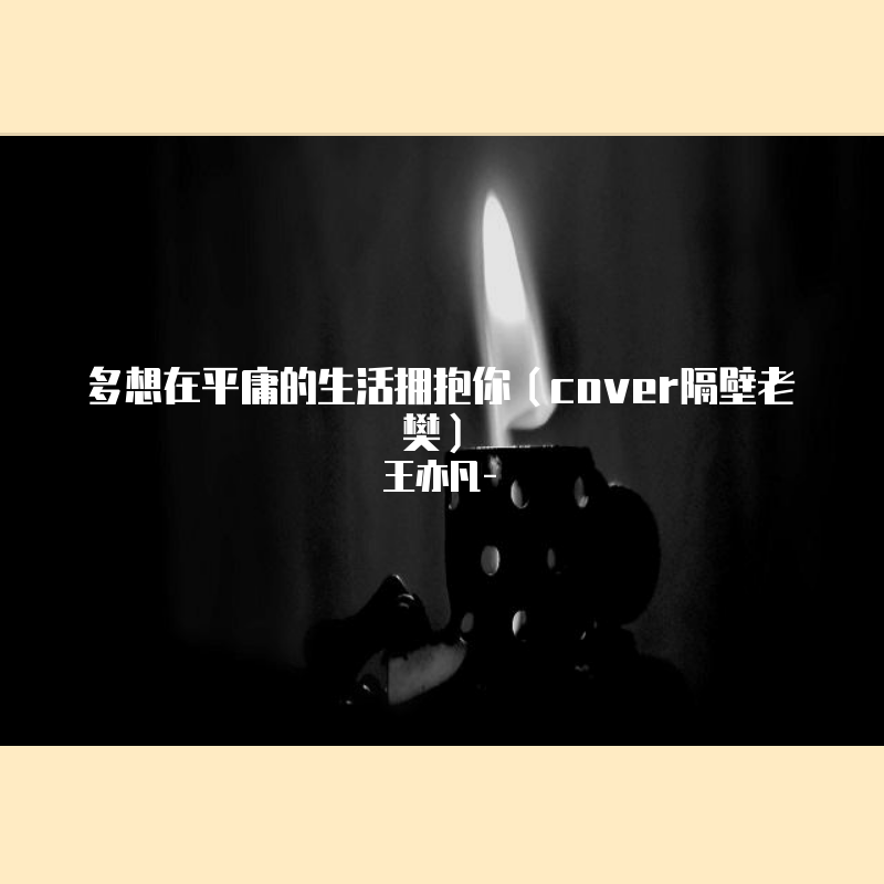 多想在平庸的生活拥抱你封面
