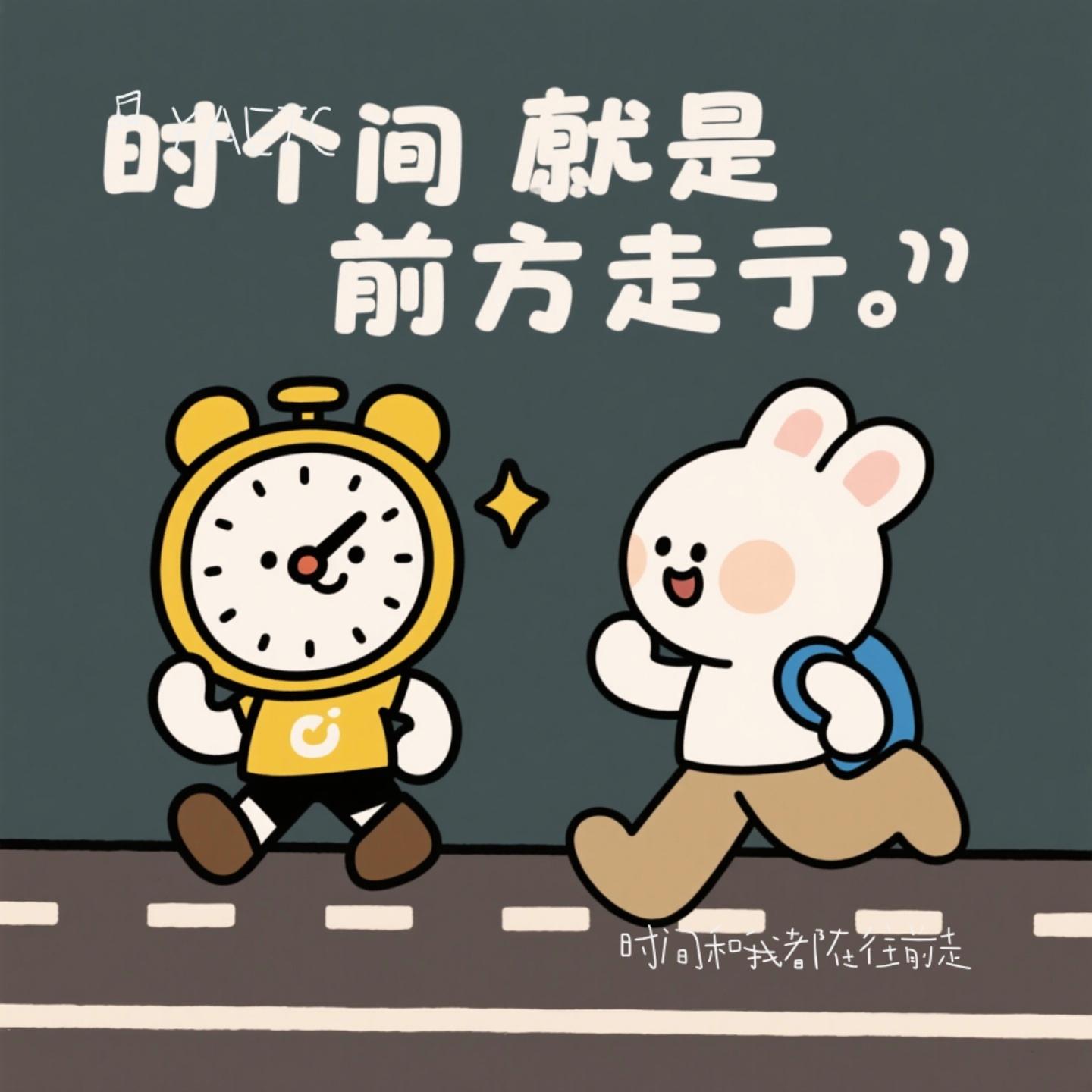 时间和我都在往前走