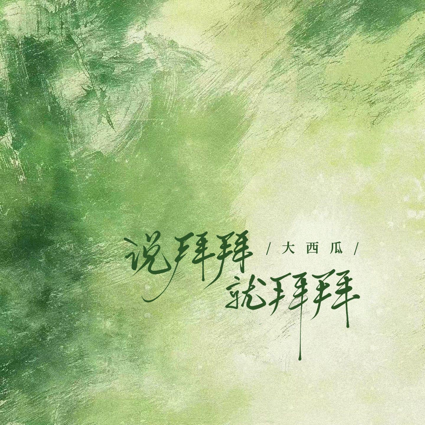 说拜拜就拜拜(伴奏)封面