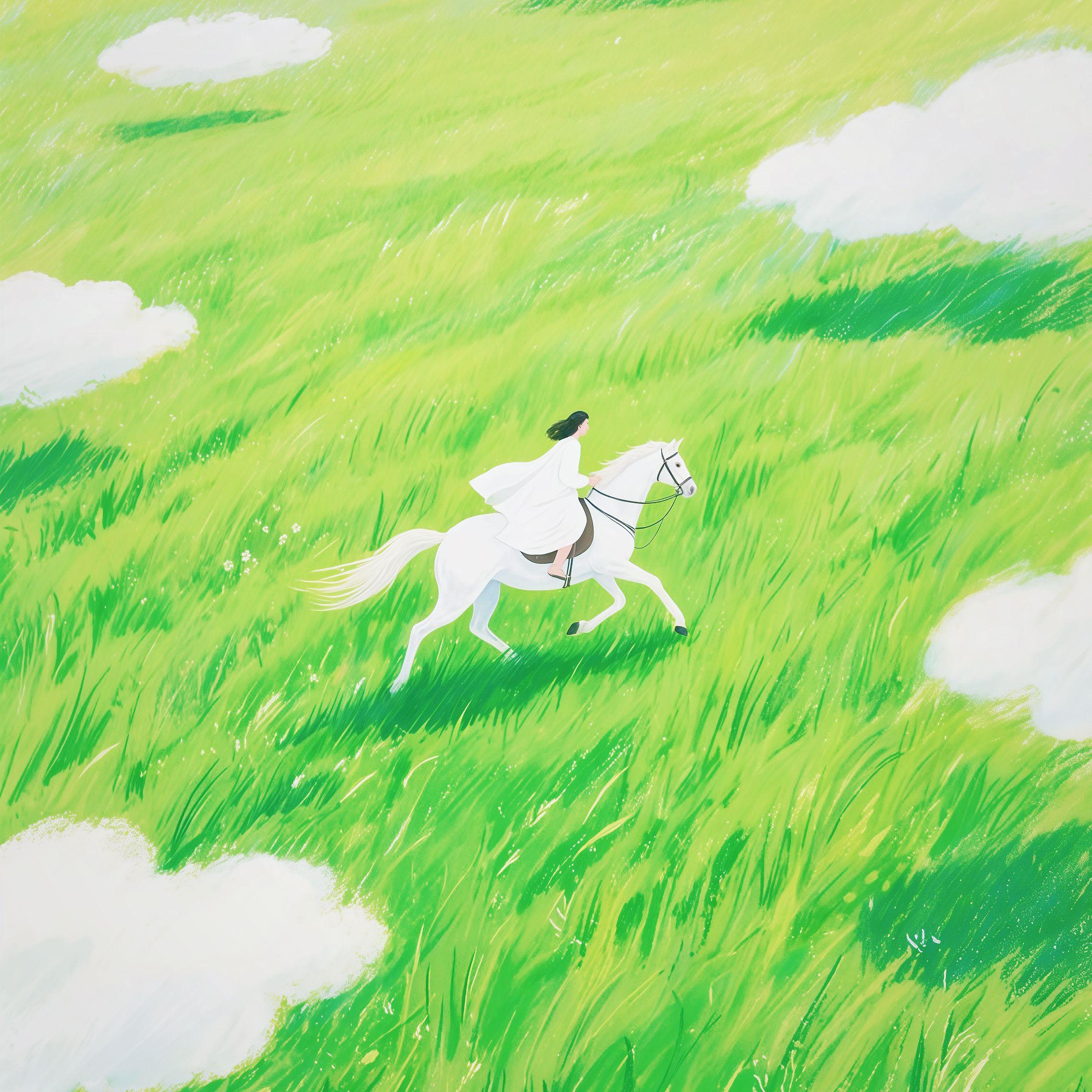 去追逐旷野晴空