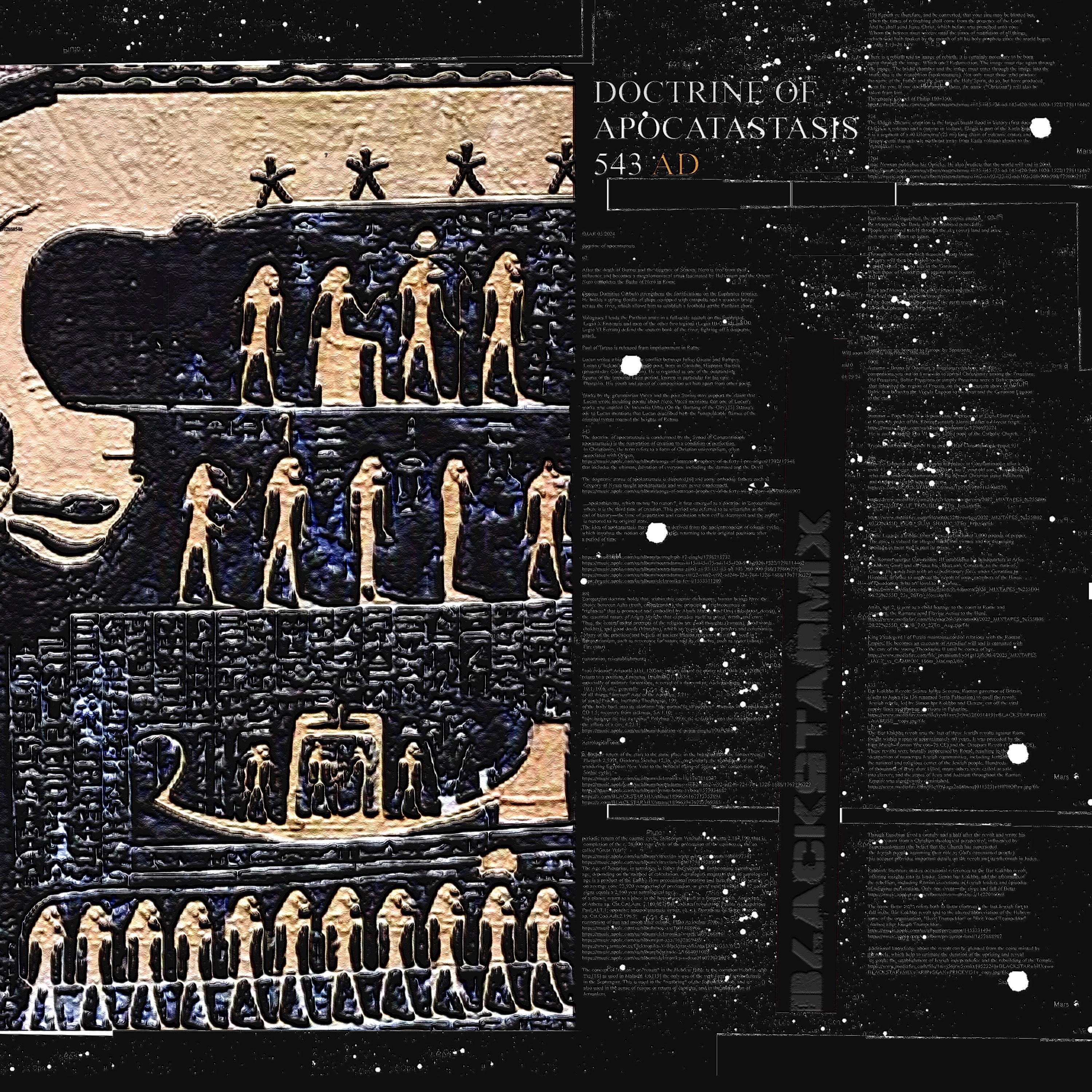 DOCTRINE OF APOCATASTSIS 543 AD