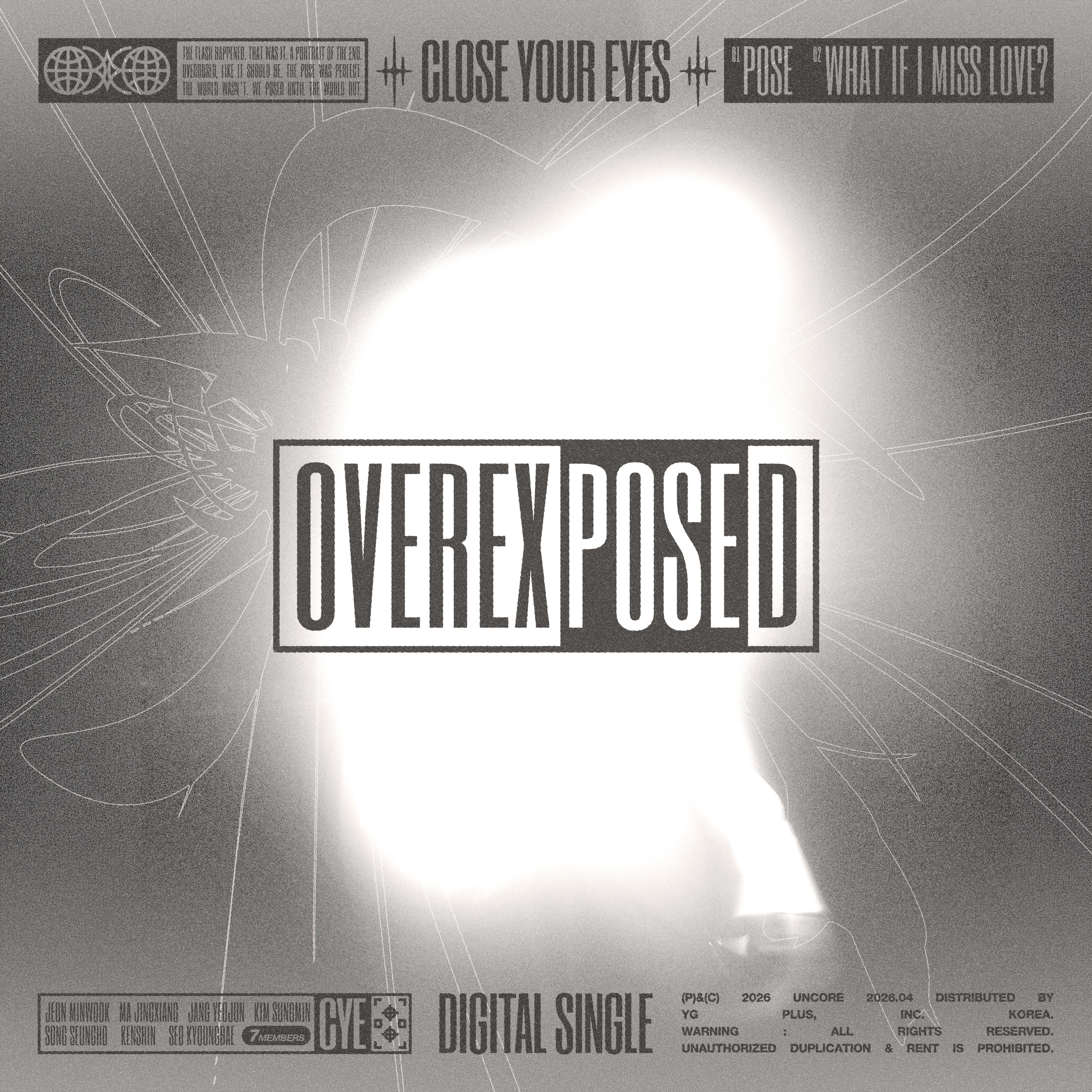 POSE - CLOSE YOUR EYES封面