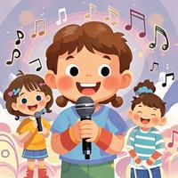 开心熊儿歌 - 文言古韵启蒙谣 国学文言文启蒙《丽人赋(沈约)》