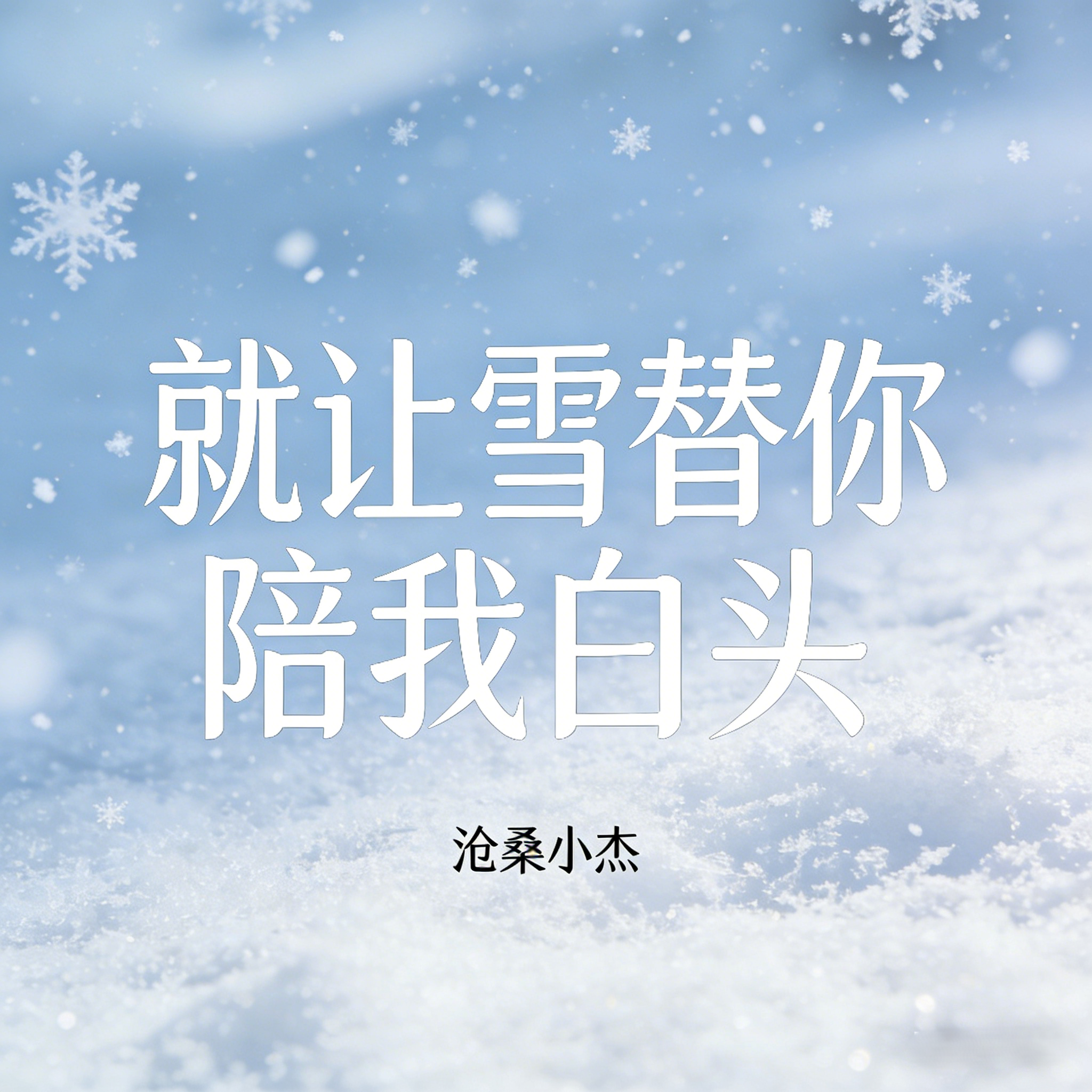 就让雪替你陪我白头
