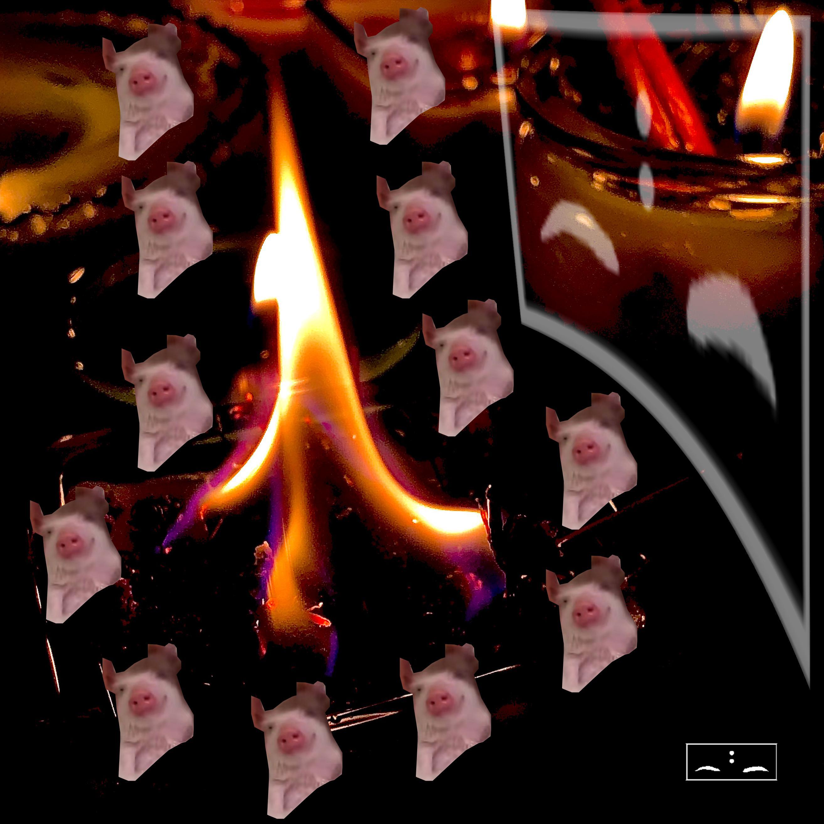 泥菩萨过河 （Mud bodhisattva crossing the river） 2021