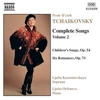 TCHAIKOVSKY: Songs (Complete), Vol.  2