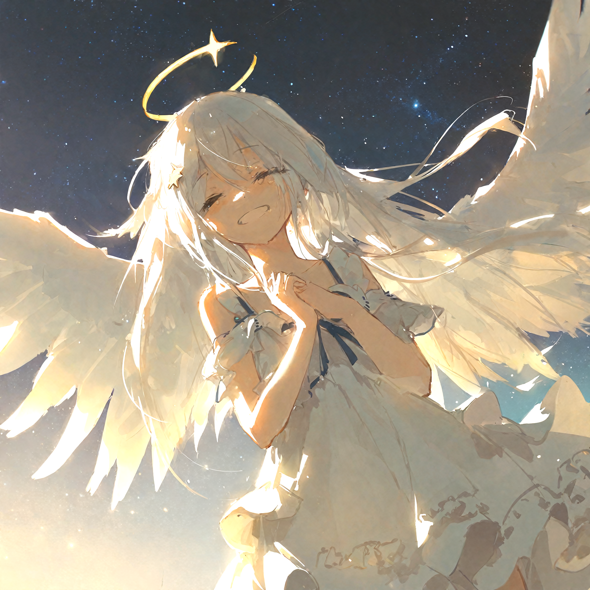 天使大人，我没事的