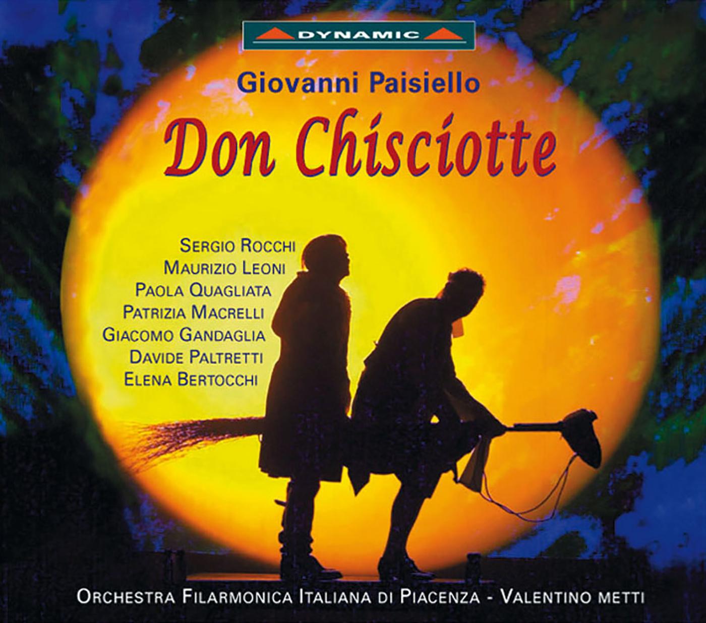 Don Chisciotte della Mancia:Act II Scene 4: Recitativo: Ma come andro per aria? (Chisciotte, Countess, Sancio, Calafrone, Duchess)