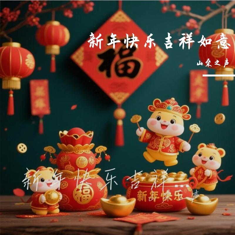 新年快乐吉祥如意封面