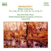 PROKOFIEV, S.: Piano Concertos Nos. 1, 3 and 4 (Paik, Polish National Radio Symphony, Wit)