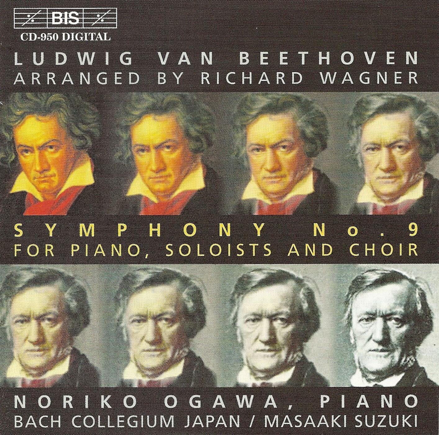 Symphony No. 9 in D Minor, Op. 125, "Choral": IV. Finale. Presto - Allegro (Arr. R. Wagner for 4 voices, choir and orchestra)