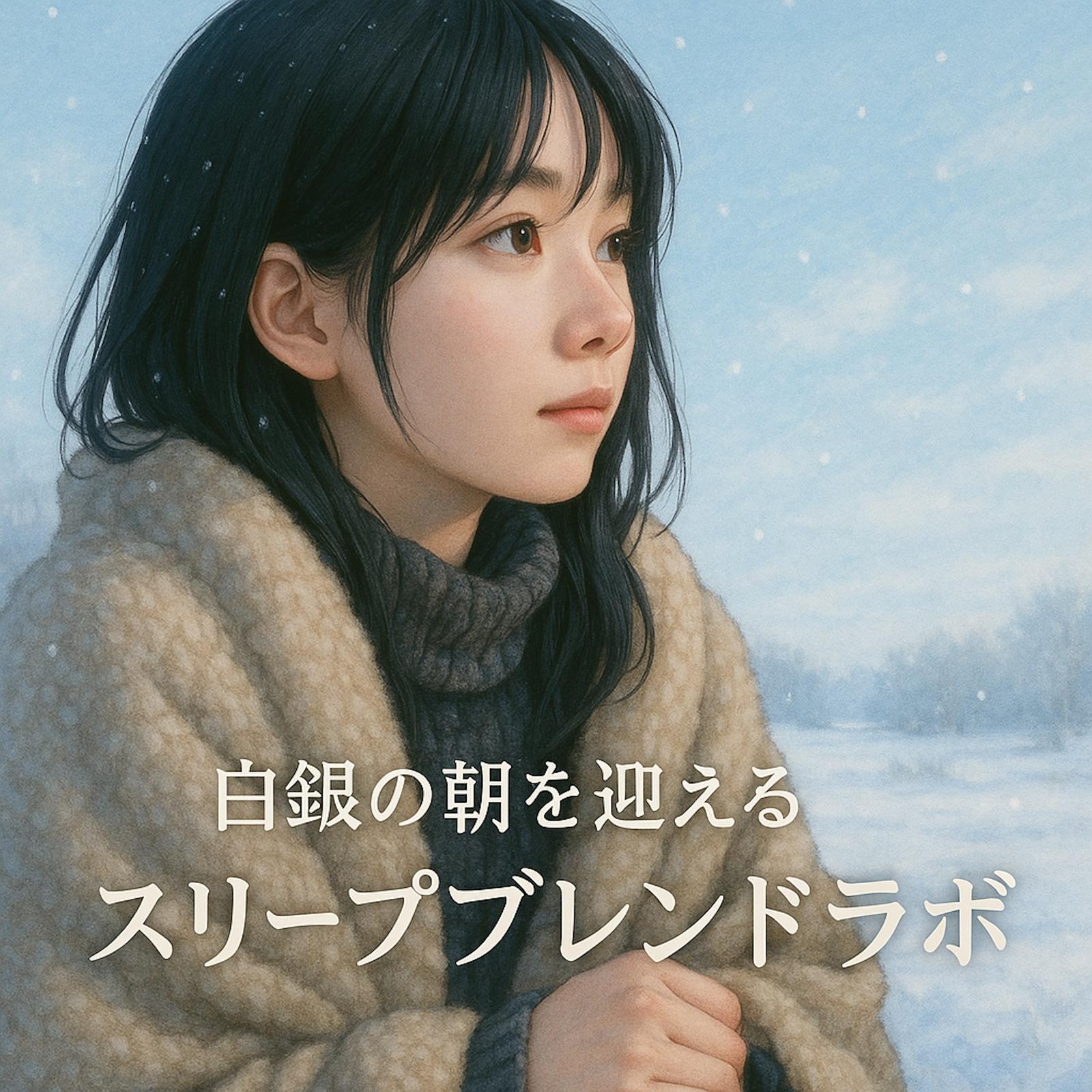 リラックスタイムのための冬月夜ピアノ封面