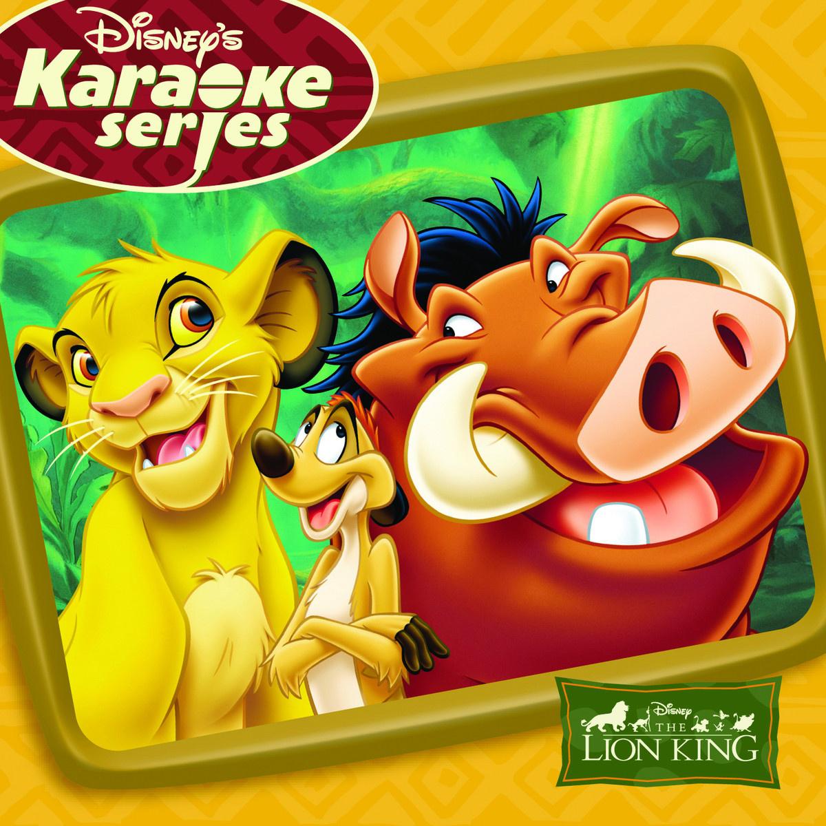 disney's karaoke series the lion king