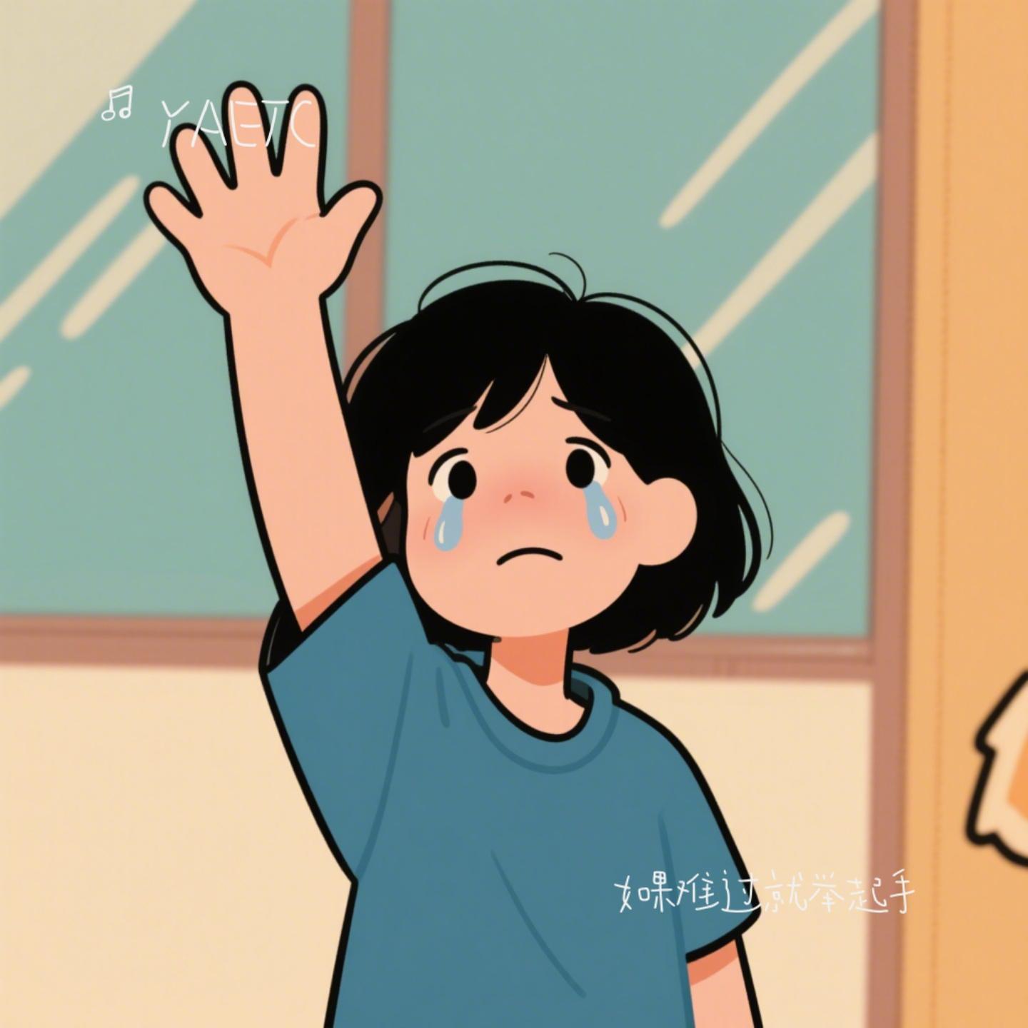 如果难过就举起手