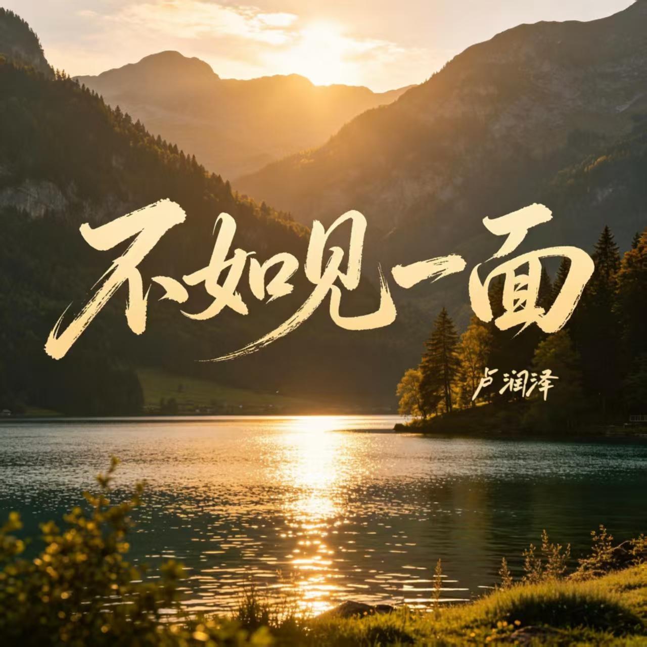 不如见一面