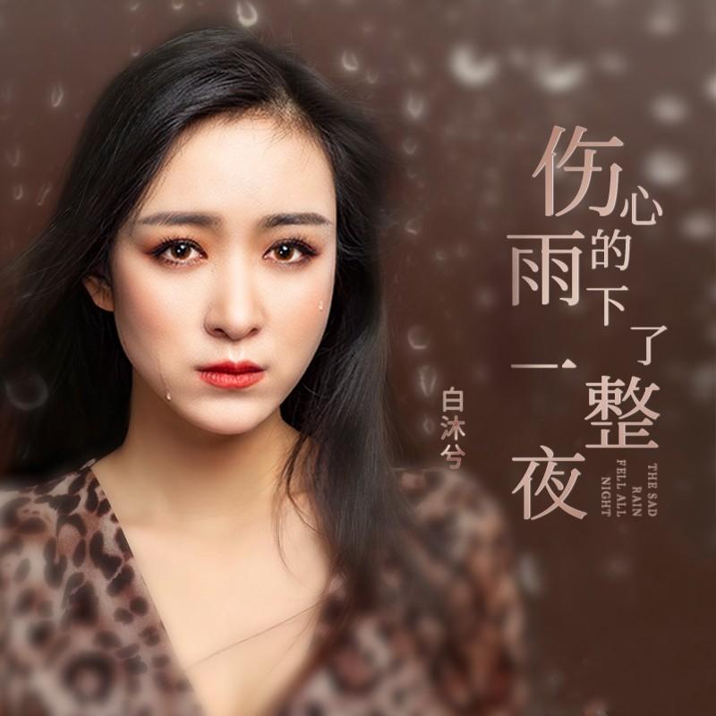 伤心的雨下了一整夜 (伴奏) - 白沐兮封面