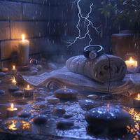 Massage with Thunder: Calming Tunes