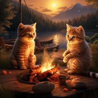 Eternal Firelight Aria for Cats: Music for Stress Relief