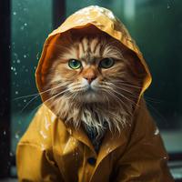 Ronroneo Bajo La Lluvia: Ritmo Tranquilizador De Gatos