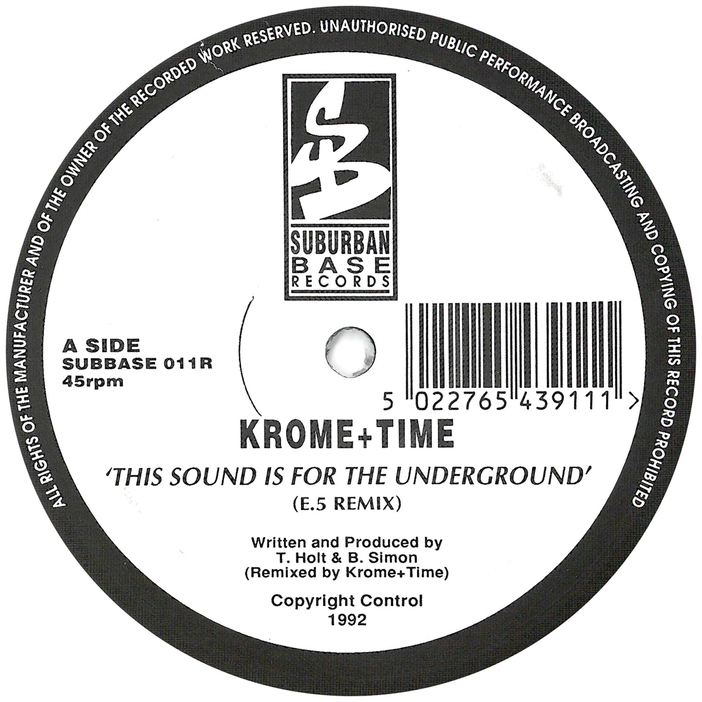 歌手:krome & time 发行时间:2014-04-27 发行公司: suburban base