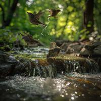 Binaural Relaxation with Creek Birds and Nature Sounds